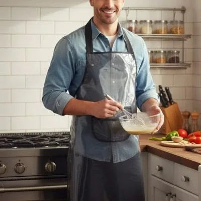 Tablier cuisine professionnel Chef Élégance résistant et confortable pour cuisiner