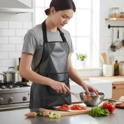 Tablier de cuisine design Chef Élégance avec poche pratique pour ustensiles