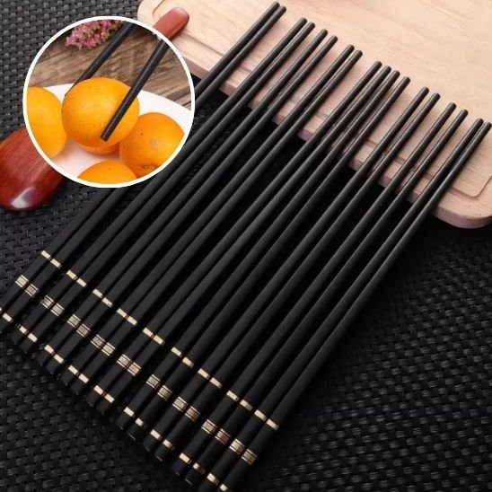 baguette japonaise ZENSTICK en acier inoxydable faciles à nettoyer