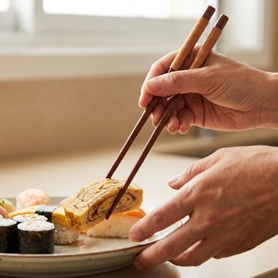 baguette chinoise ELEGANTE réutilisable idéale pour sushi et cuisine asiatique