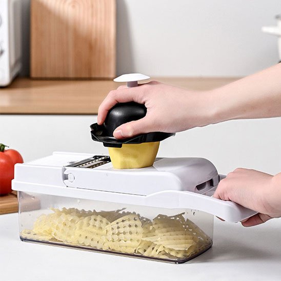 Coupe legumes pour preparer salades, soupes et legumes sautes SliceMaster