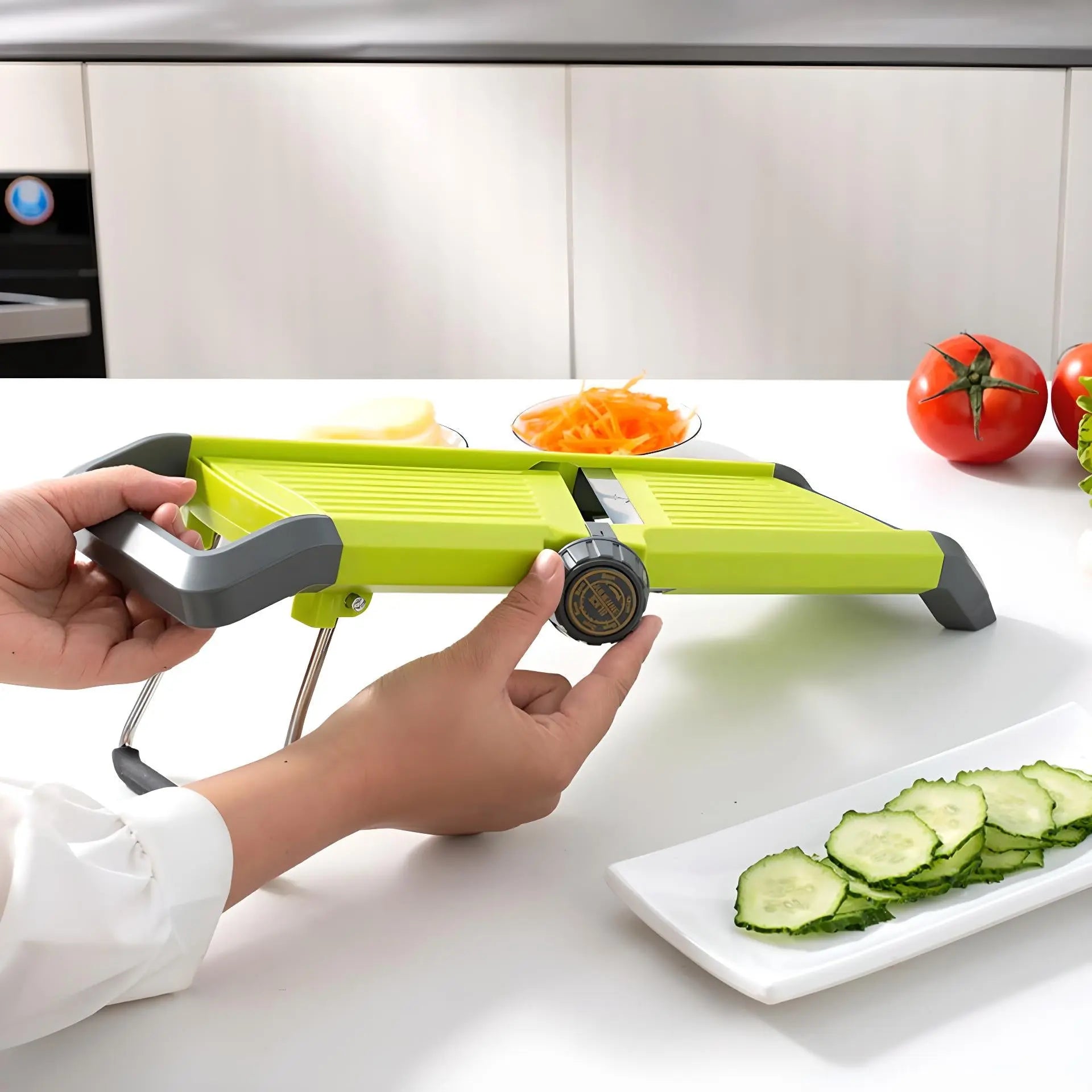 mandoline-japonaise-reglable-kumo-slicer-verte