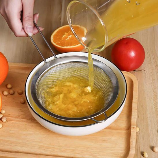 passoire en inox pour smoothies velvety