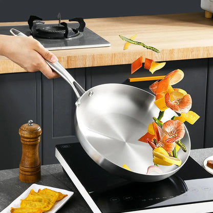 poele inox 304 professionnelle premiumcook