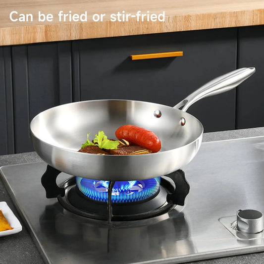 poele inox pour frire premiumcook