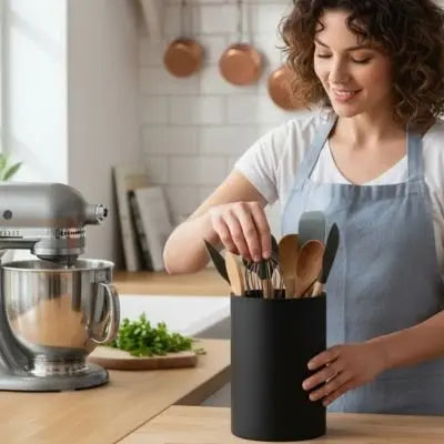 Pot ustensiles cuisine 