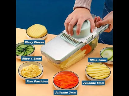 Vidéo de démonstration : Mandoline Multifonction | LycheeChopper™ | Coupe Légumes 14 En 1