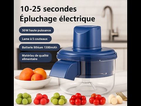 Vidéo de démonstration : éplucheur électrique automatique MAGIC