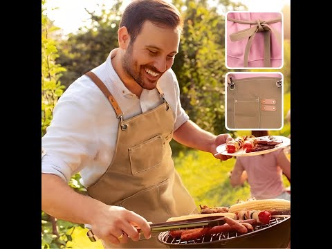 Vidéo de démonstration : Tablier Cuisine Homme KITCHWEAR™ | KITCHWEAR™ Men's Kitchen Apron
