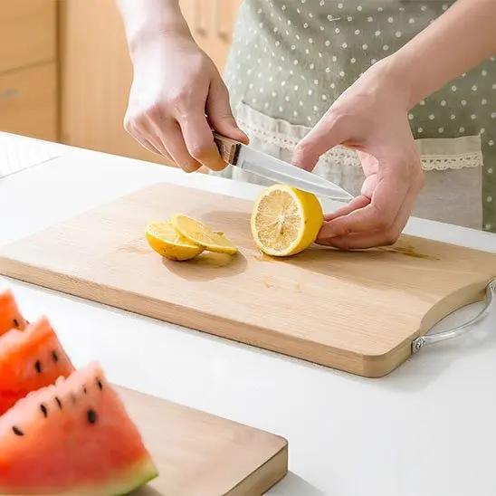 Planche à découper | Premium Bois Massif 32cm L x 2cm l x 22cm Ép centimètres - Smarty Chef