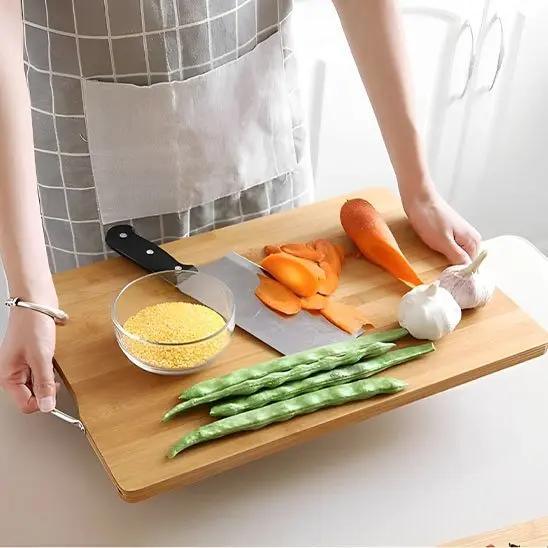 Planche à découper | Premium Bois Massif 32cm L x 2cm l x 22cm Ép centimètres - Smarty Chef