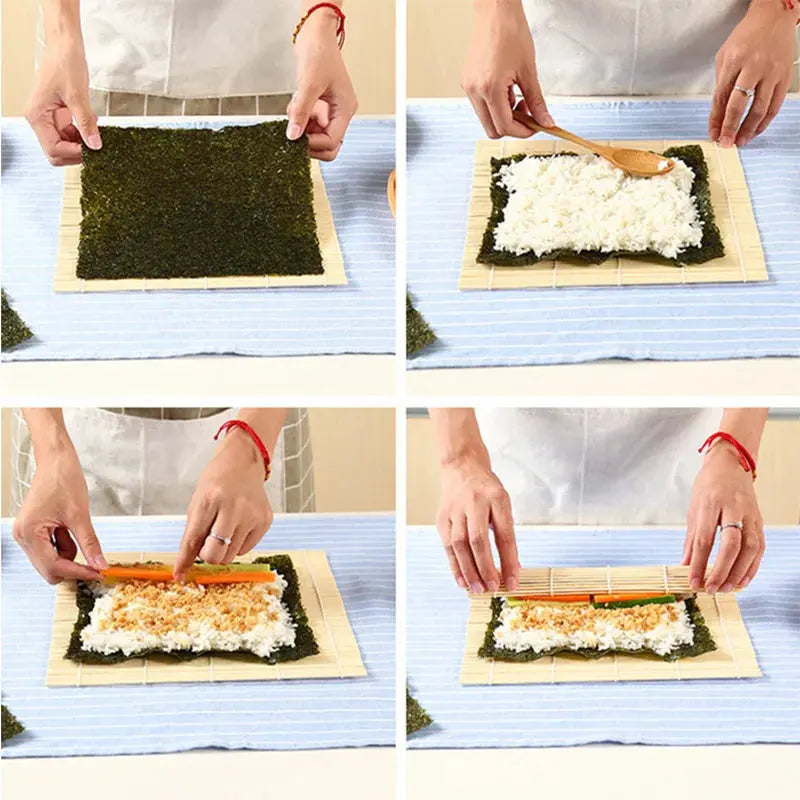 tapis à sushi pour rouler maki facilement recette sushi