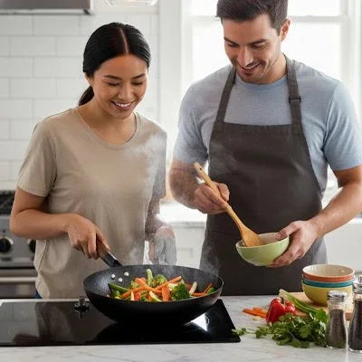 Wok en fonte 
